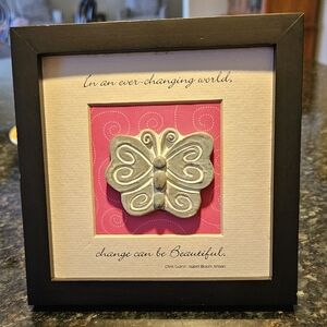 Isabel Bloom "In an ever changing world, change can be beautiful." Framed